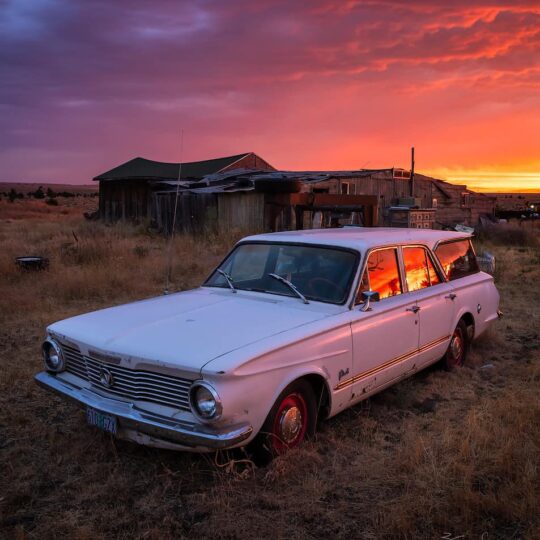 Light Painting at Shaniko Ghost Town 2025